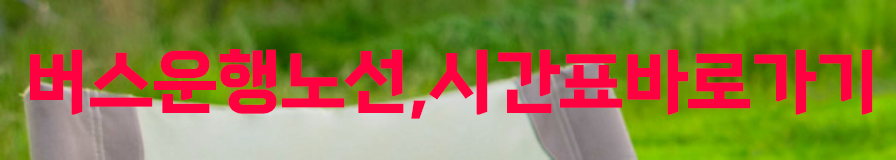캠핑장 추천