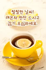 가을비 내리는 날 감기 조심 인사말 문구 모음들_2