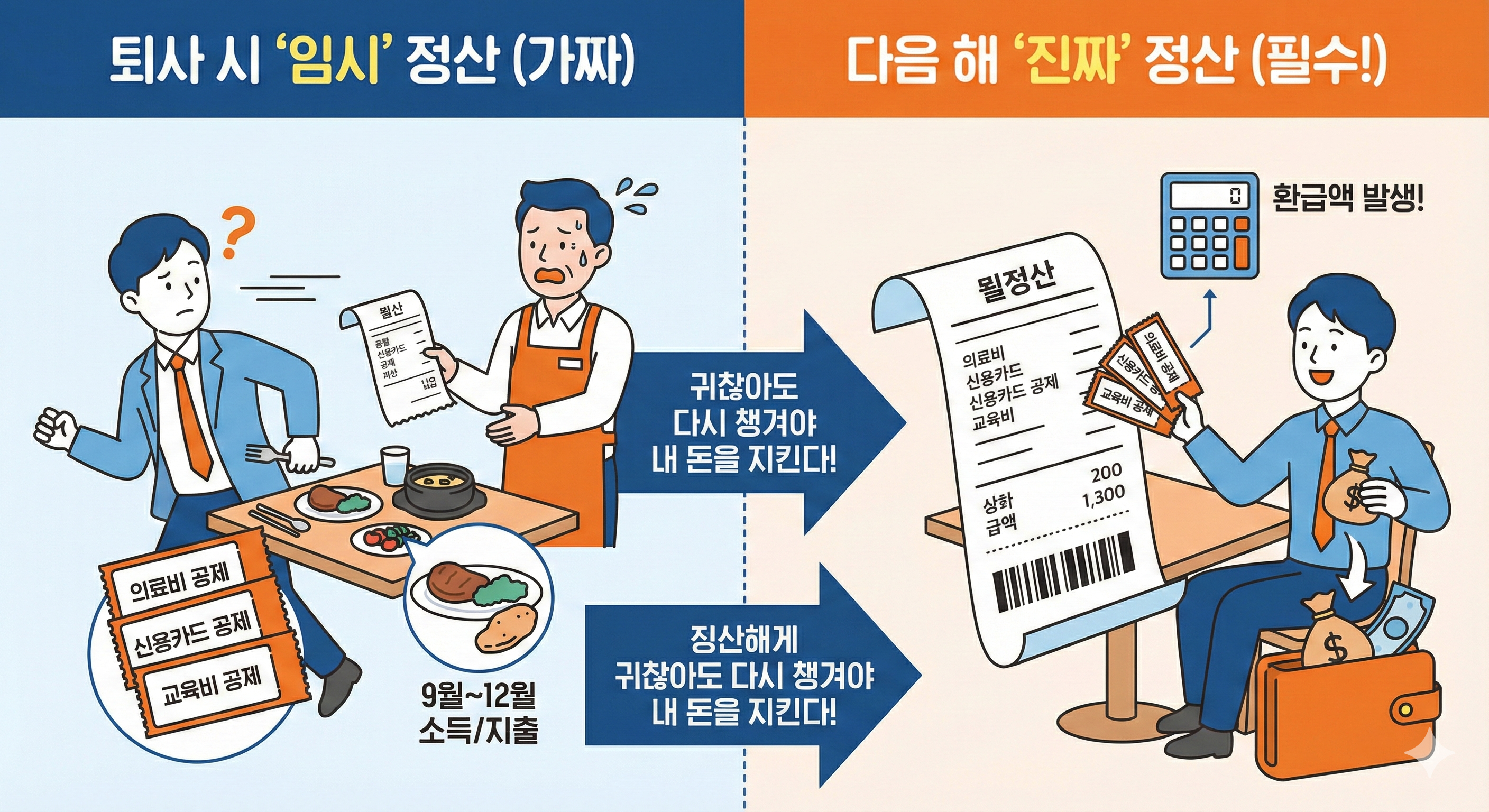 퇴사 때 한 정산은 &lsquo;가짜&rsquo;입니다, 근데 왜 그럴까요?