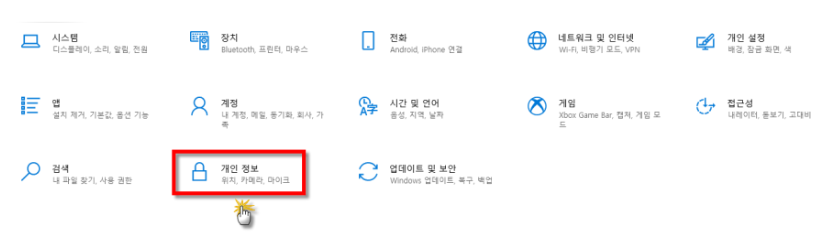 개인정보