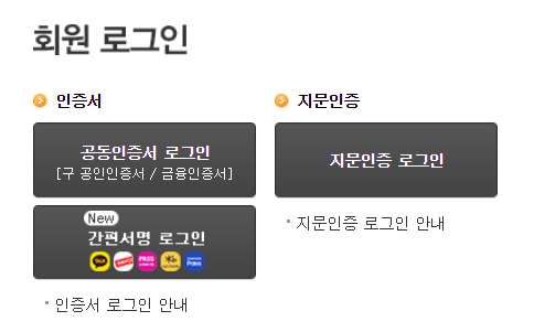 카카오톡 지갑 간편로그인 캡쳐