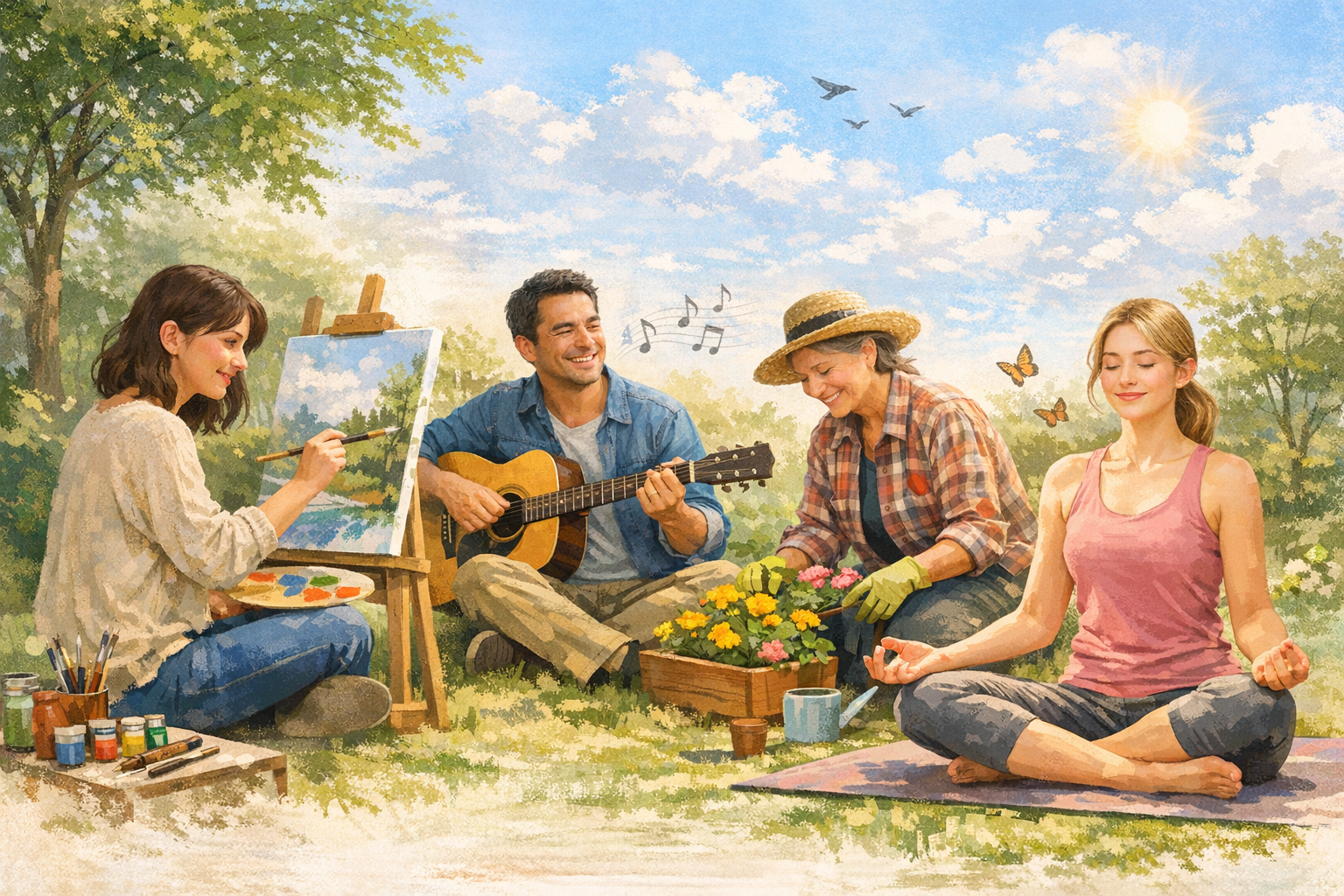 취미활동이 정신건강에 극정적이 영향을 미치는이유