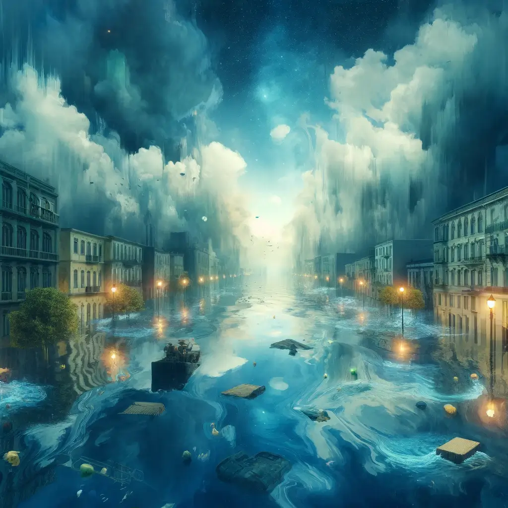 물난리 나는 꿈 해몽