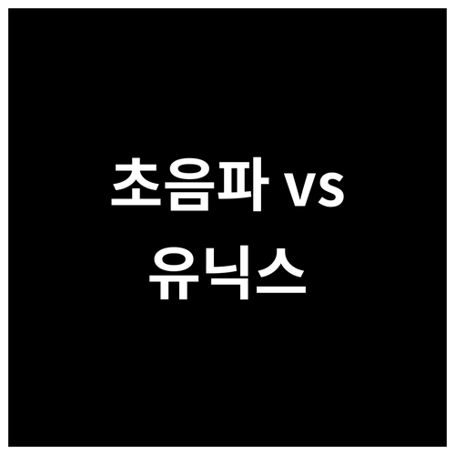 초음파 마사지기 vs 유닉스 안마기 ..