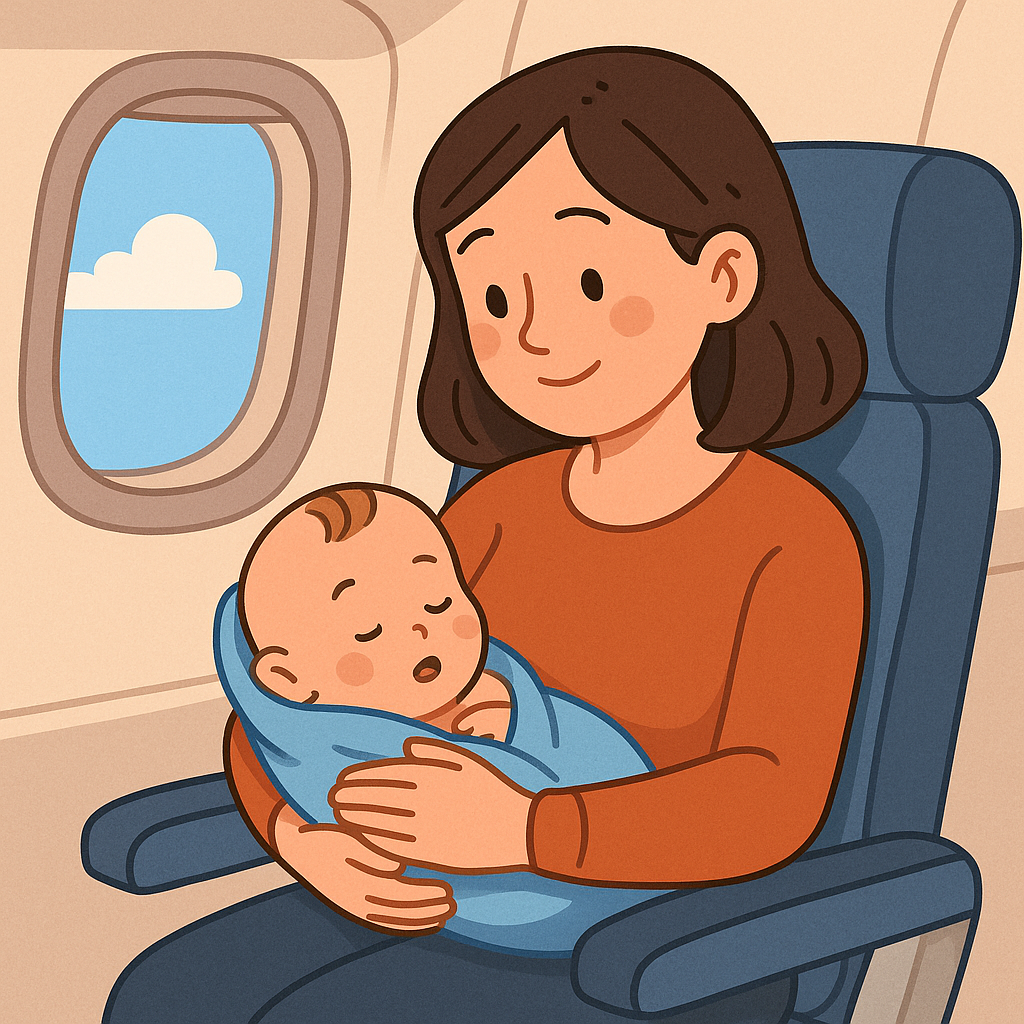 생후 100일 이전 아이랑 떠나는 비행기 여행에 대한 이미지