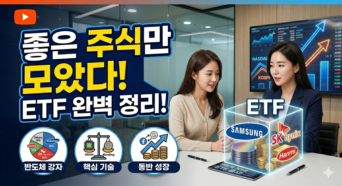 증권회사에서 ETF 대해 설명 듣는모습