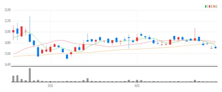 아시아나IDT 차트