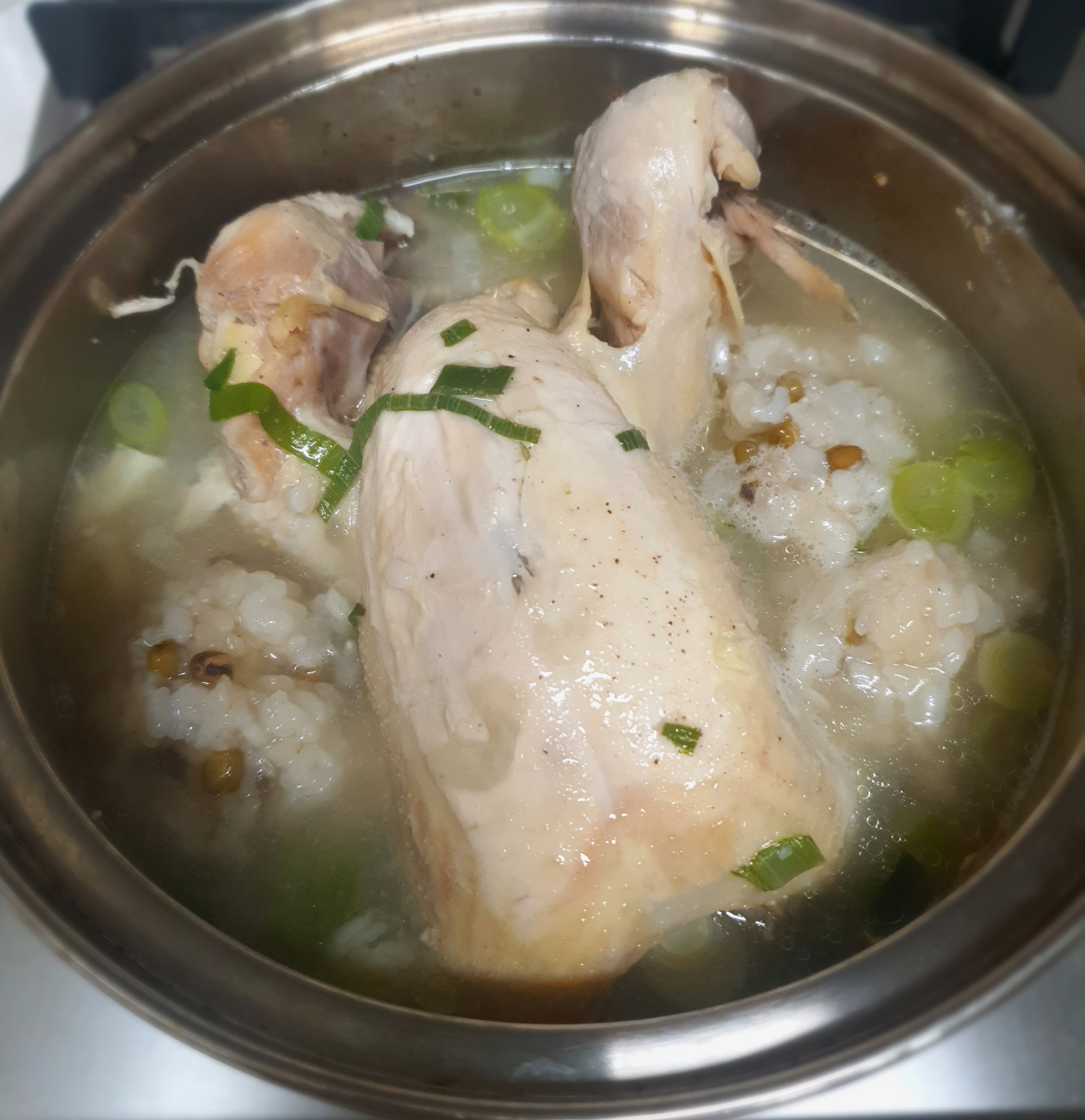 찰밥도-넣고-끓였어요.