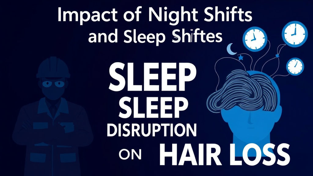 수면 패턴 교란이 탈모에 미치는 영향