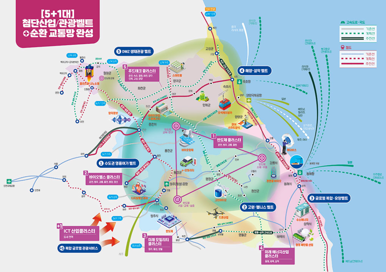 강원특별자치도, 사통팔달 물류&middot;교통망 구축으로 미래를 설계하다