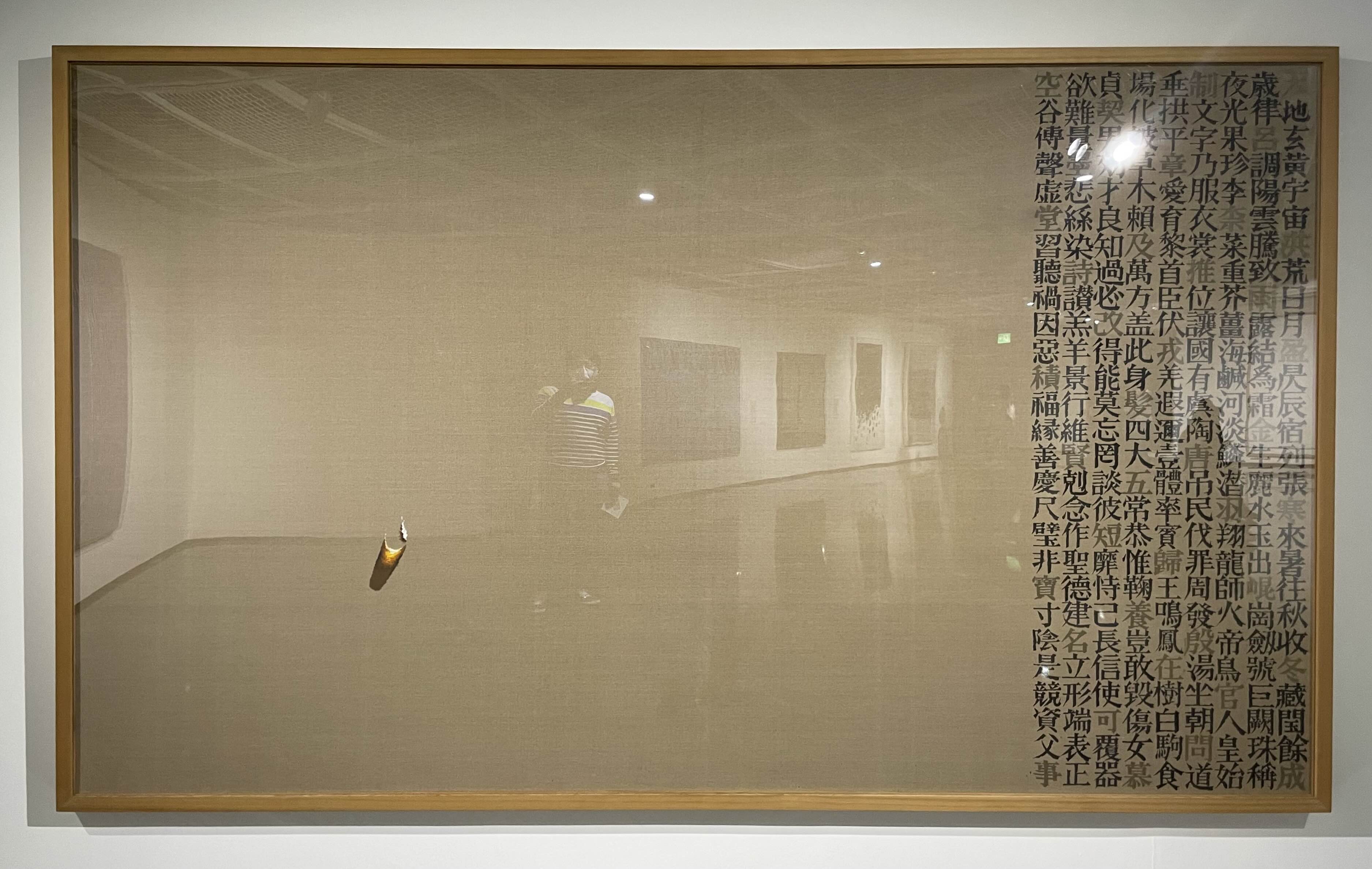 김창열-회귀 NS191001-91 (1991, 캔버스에 먹과 유채)