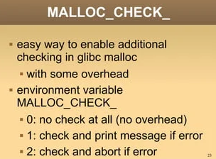 malloc check 설명