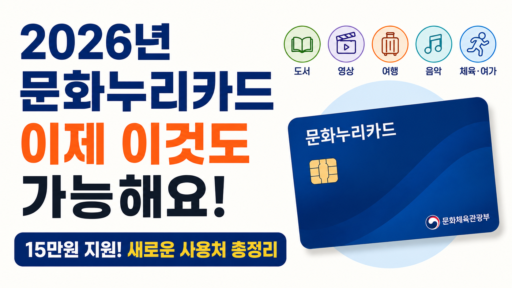 문화누리카드 2026 (사용처, 디지털격차, 복지활용)