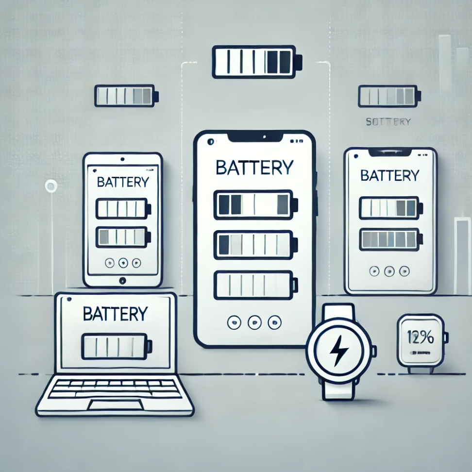 스마트기기별 배터리 성능 비교 관련