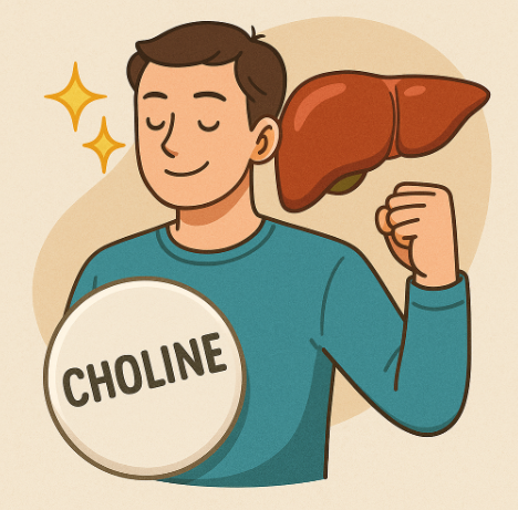 콜린이 간 기능에 미치는 영향