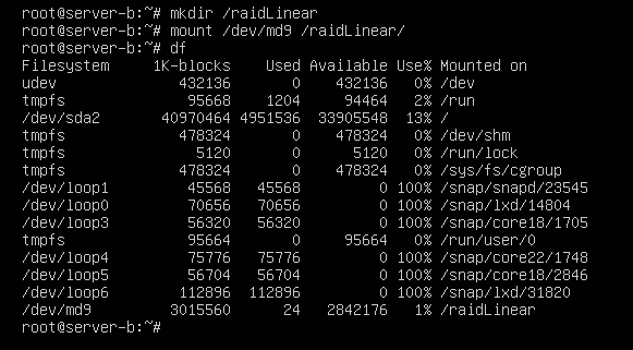 디렉터리 생성 및 마운트