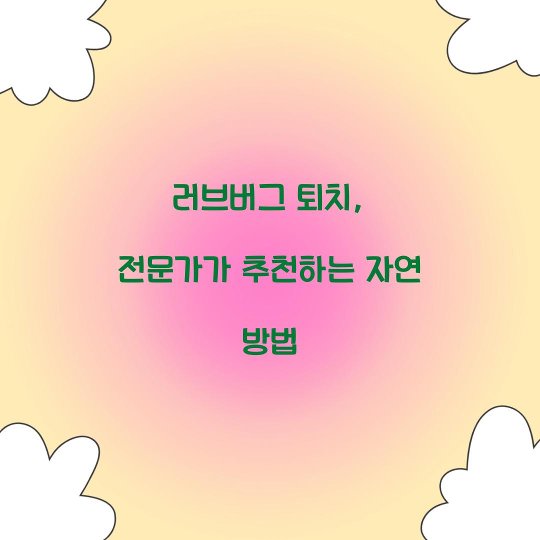 러브버그 퇴치