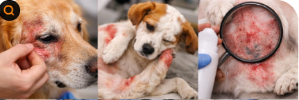 강아지 피부병, 왜 반복될까?곰팡이·알레르기·세균성 피부염을 원인을 알면 해결 가능합니다.