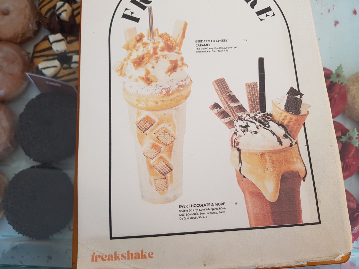 호치민 1군 도넛 전문점 Dosh Doughnuts & Coffee 메뉴(5)