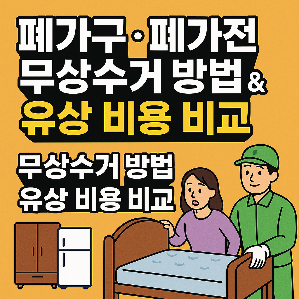 오래된 침대&middot;폐가구 버리는 법 총정리 &ndash; 무상수거 방법부터 비용까지