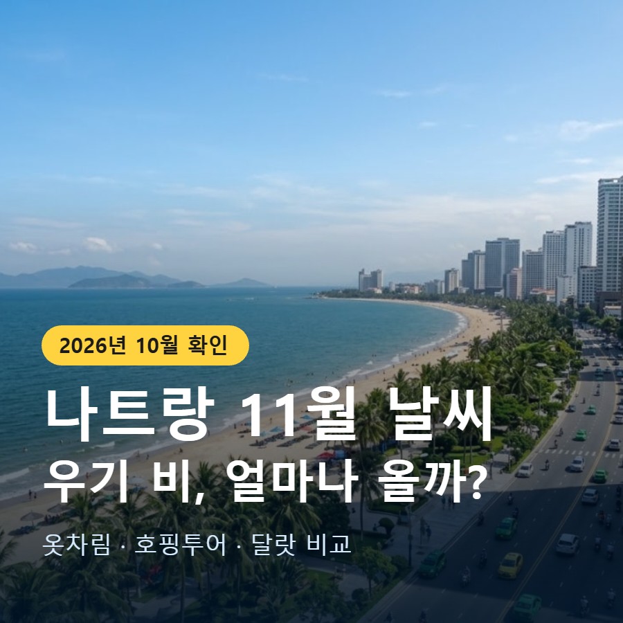 나트랑 11월 날씨 우기 썸네일
