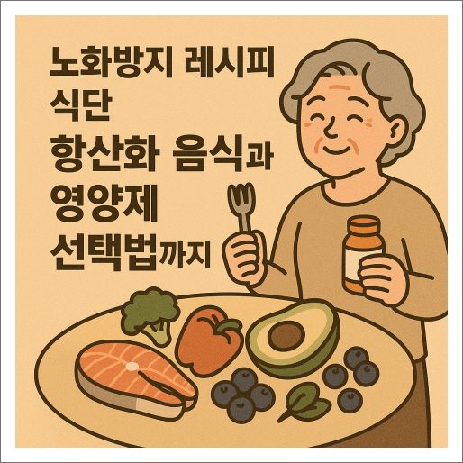 노화방지 레시피 식단 항산화 음식과 영양제 선택법까지