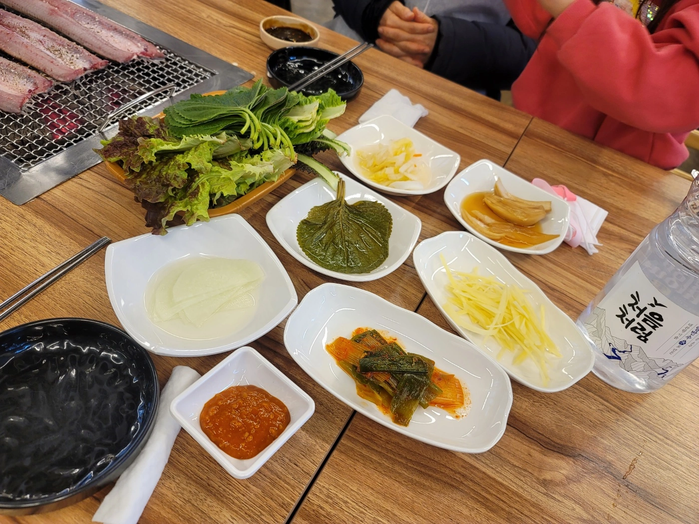 학익동 장어집 밑반찬