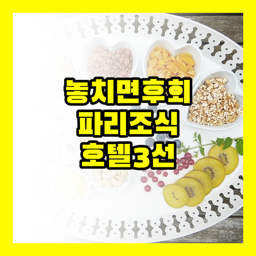 파리 여행객 주목 조식 맛집 호텔 3..