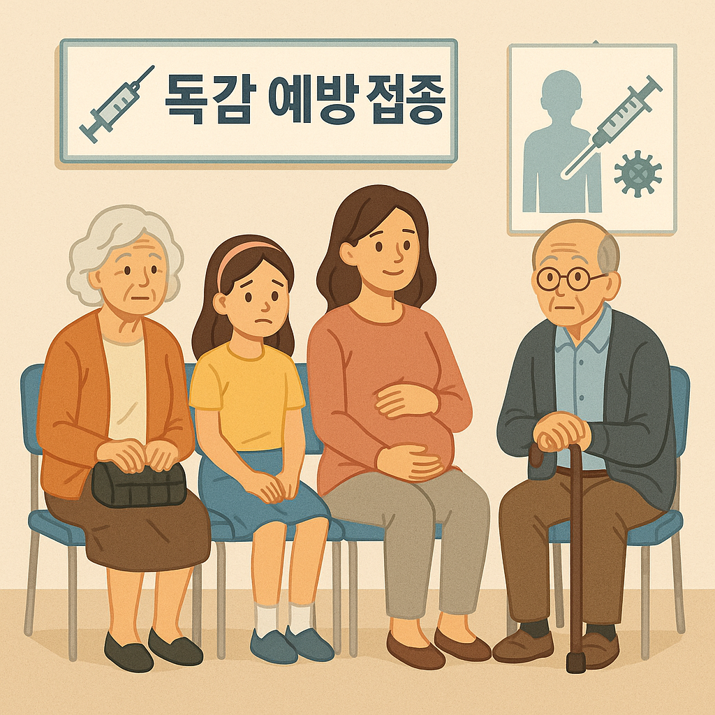 독감예방접종 시기 기간 무료대상자