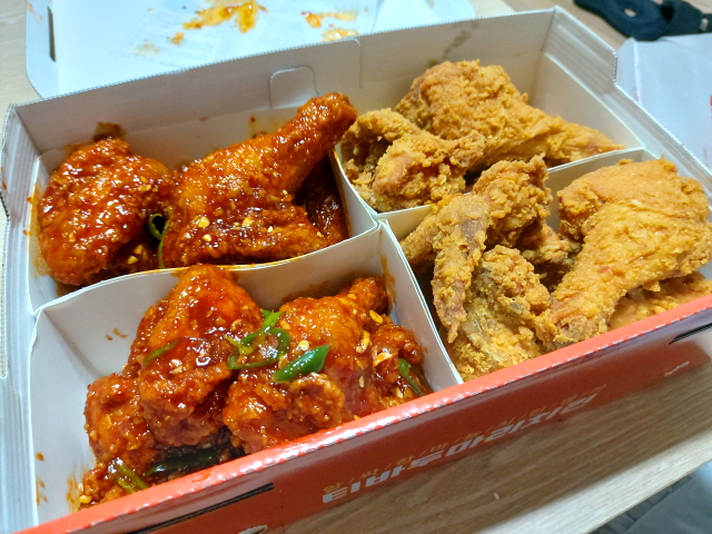 티바 두마리 치킨 반반