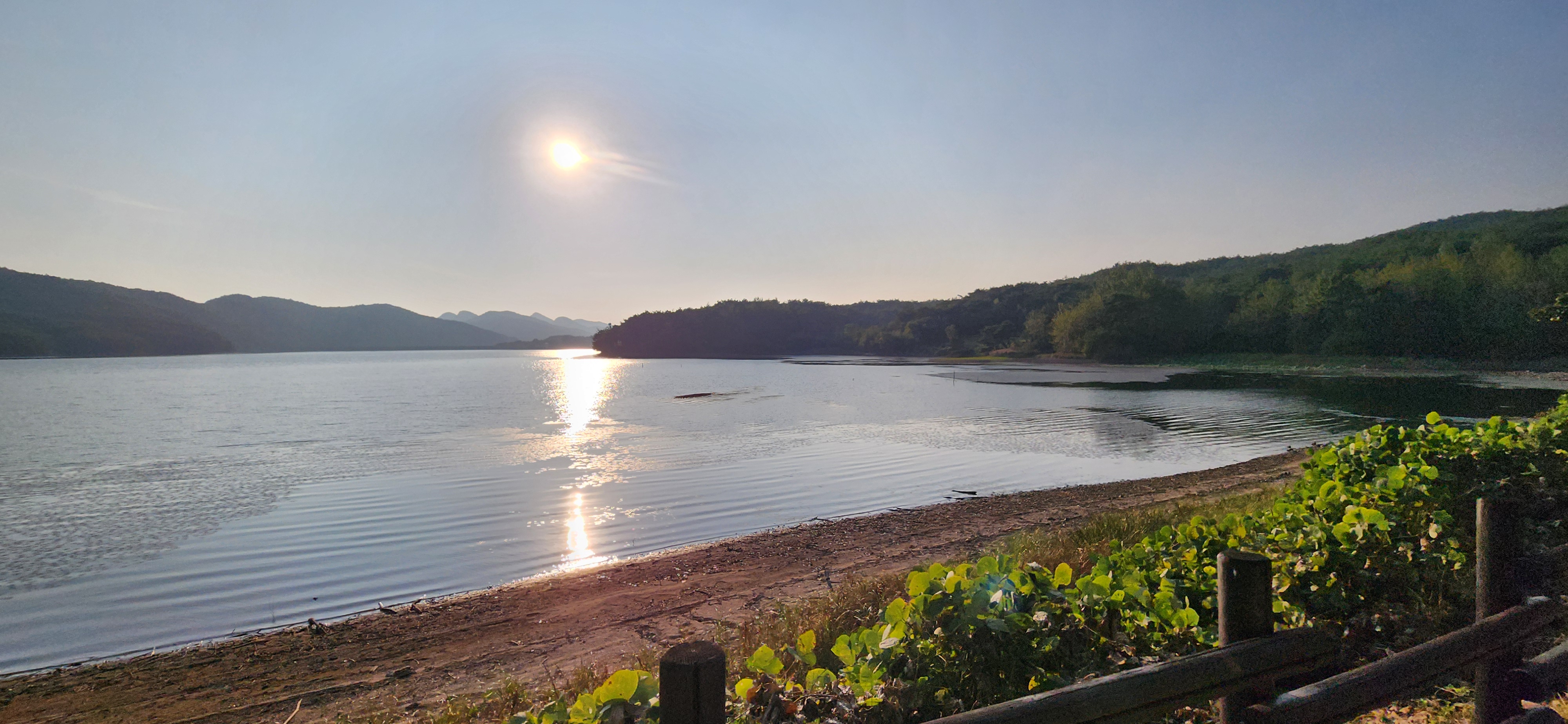 해가 지는 운곡 람사르 습지