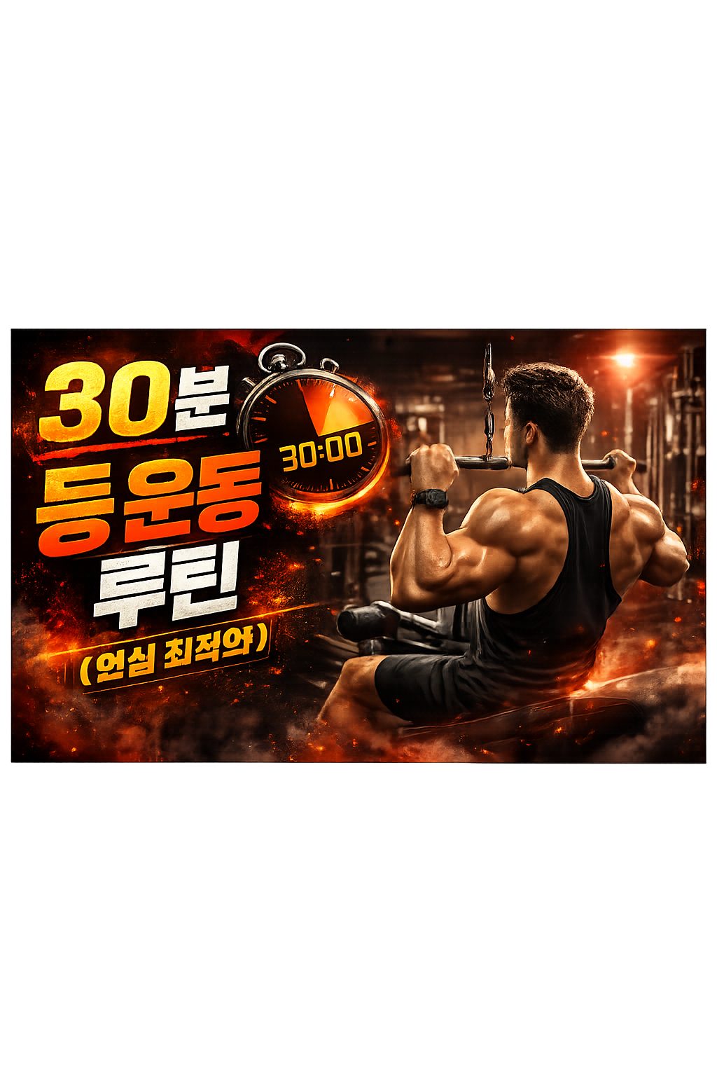 30분 등 운동 루틴