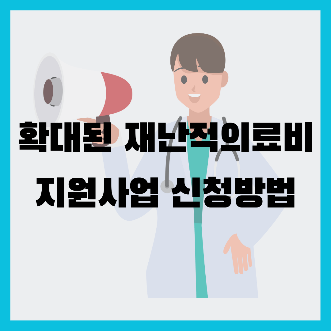 재난적의료비 지원사업