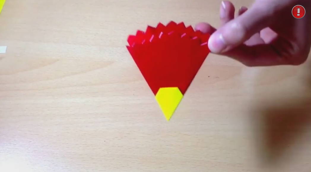 카네이션 꽃 접는 과정 사진