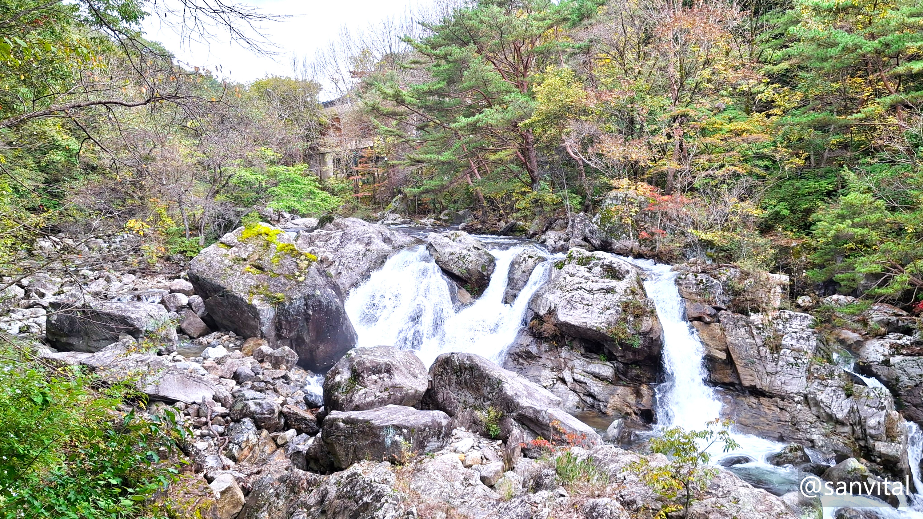 무주 구천동계곡 월하탄