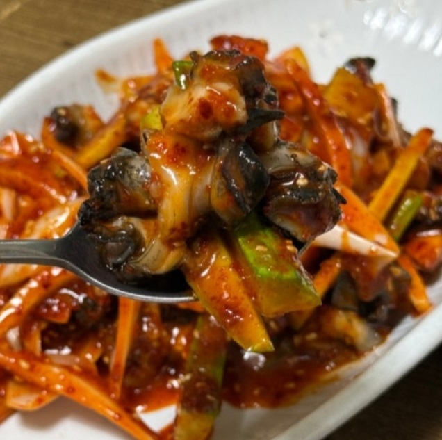 우렁이무침