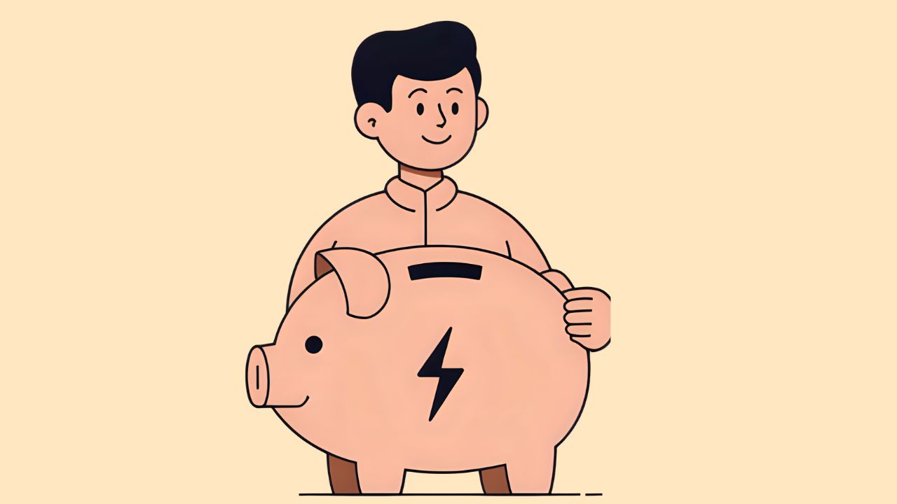 에너지 캐시백으로 전기요금 절약하는 방법 일러스트