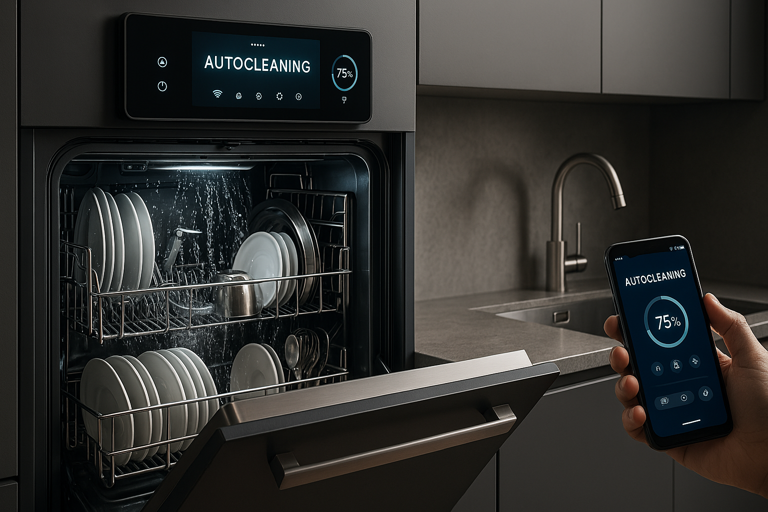 미래형주방 식기세척기