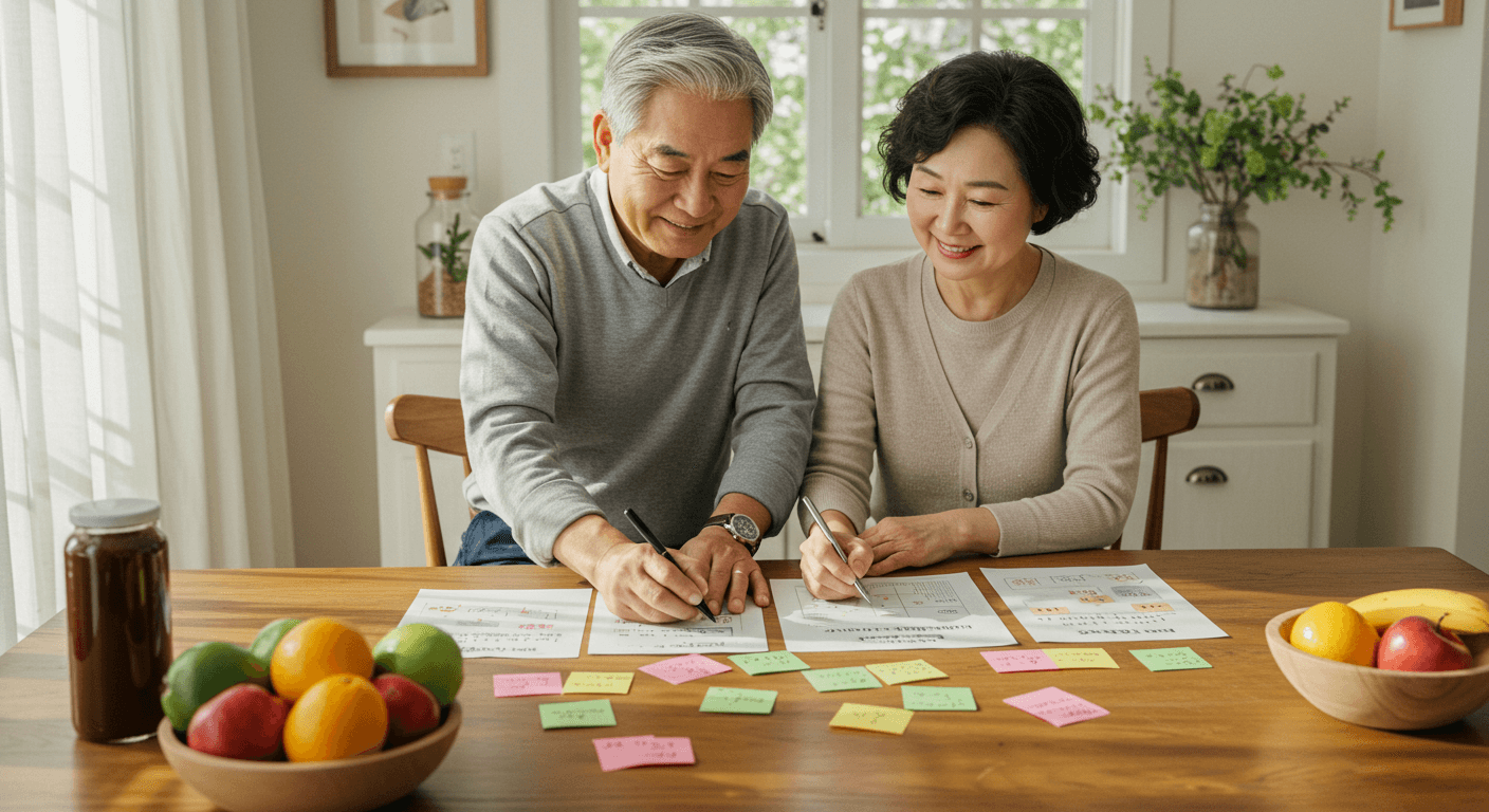 고지혈증과 혈압을 함께 관리하는 일주일 루틴표