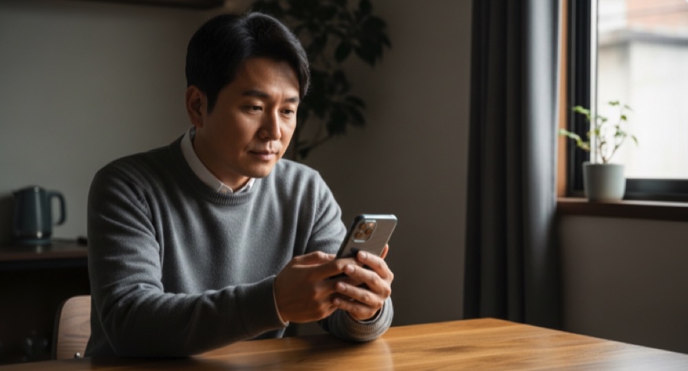 무릎 확인하며 정보찾기