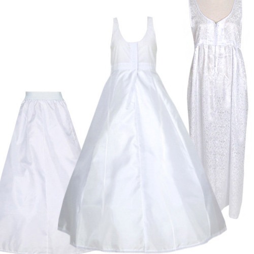 한복속치마 2단캉 3단캉 허리캉 실크속치마 한복베치 드레스속치마