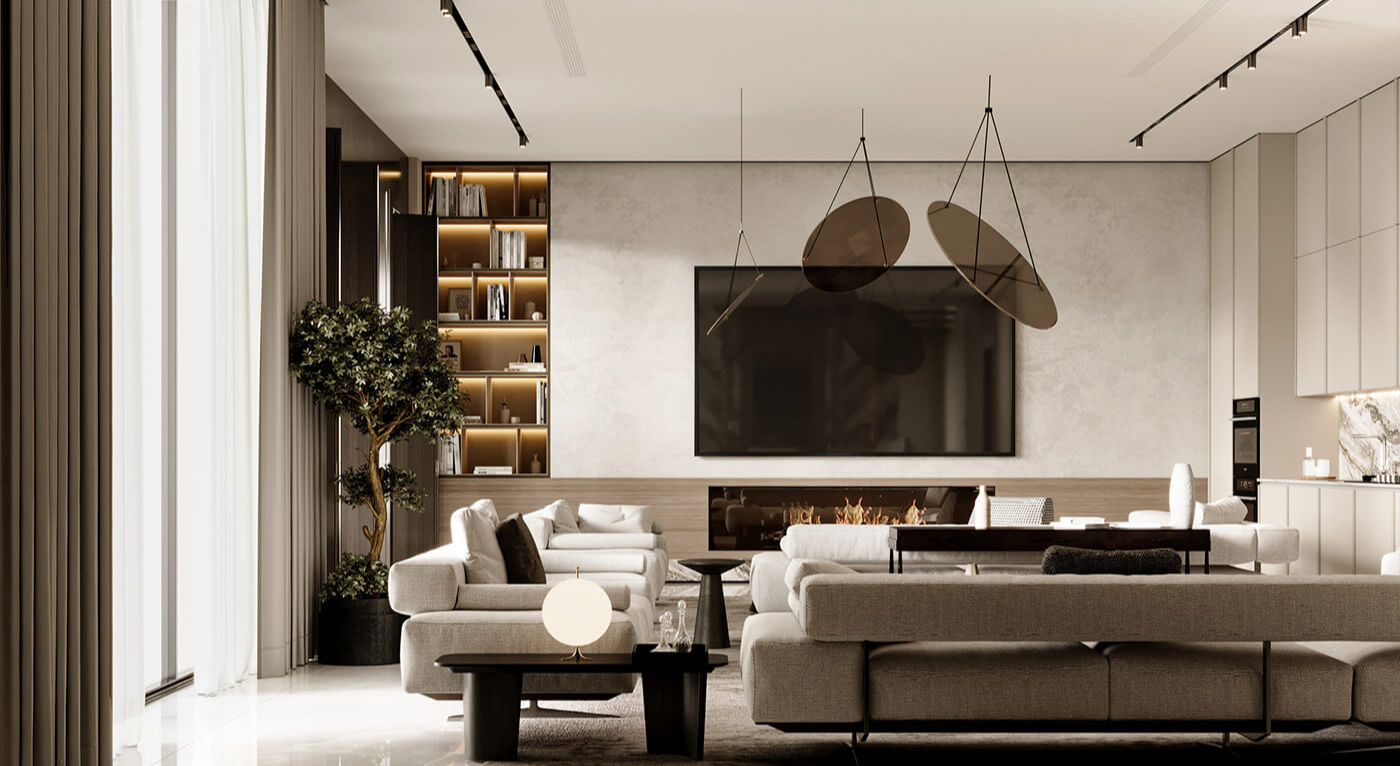 모던한-거실-인테리어