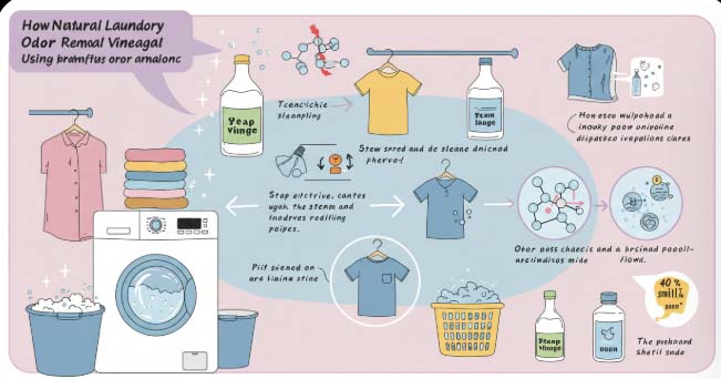 식초를 이용한 자연스러운 냄새 제거