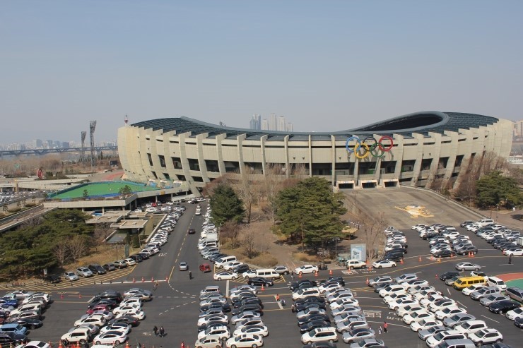 잠실야구장 외관