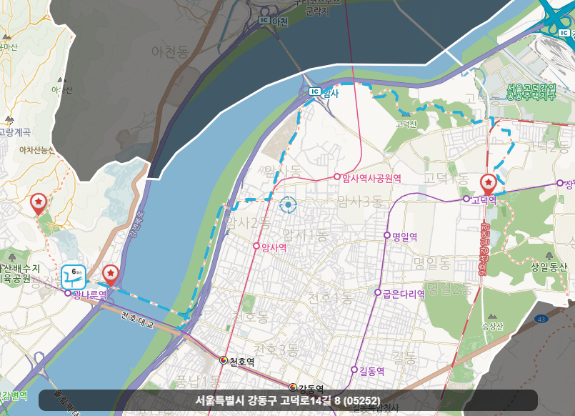 [서울둘레길 6코스 고덕산] 완벽 안내 트레킹 코스부터 교통정보까지
