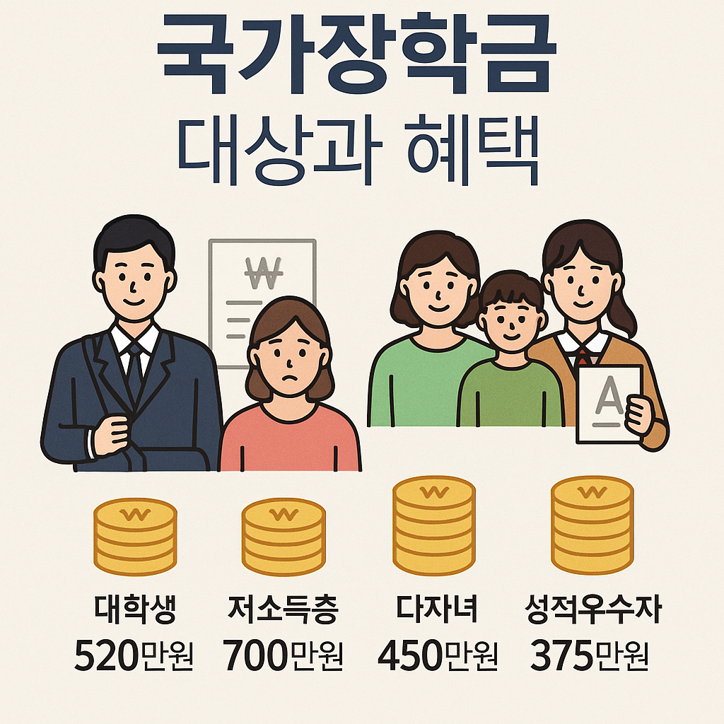 국가장학금 대상과 혜택