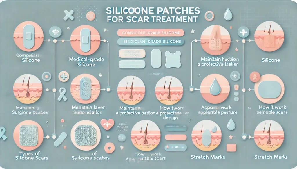흉터 실리콘 패치 작동 원리 구조