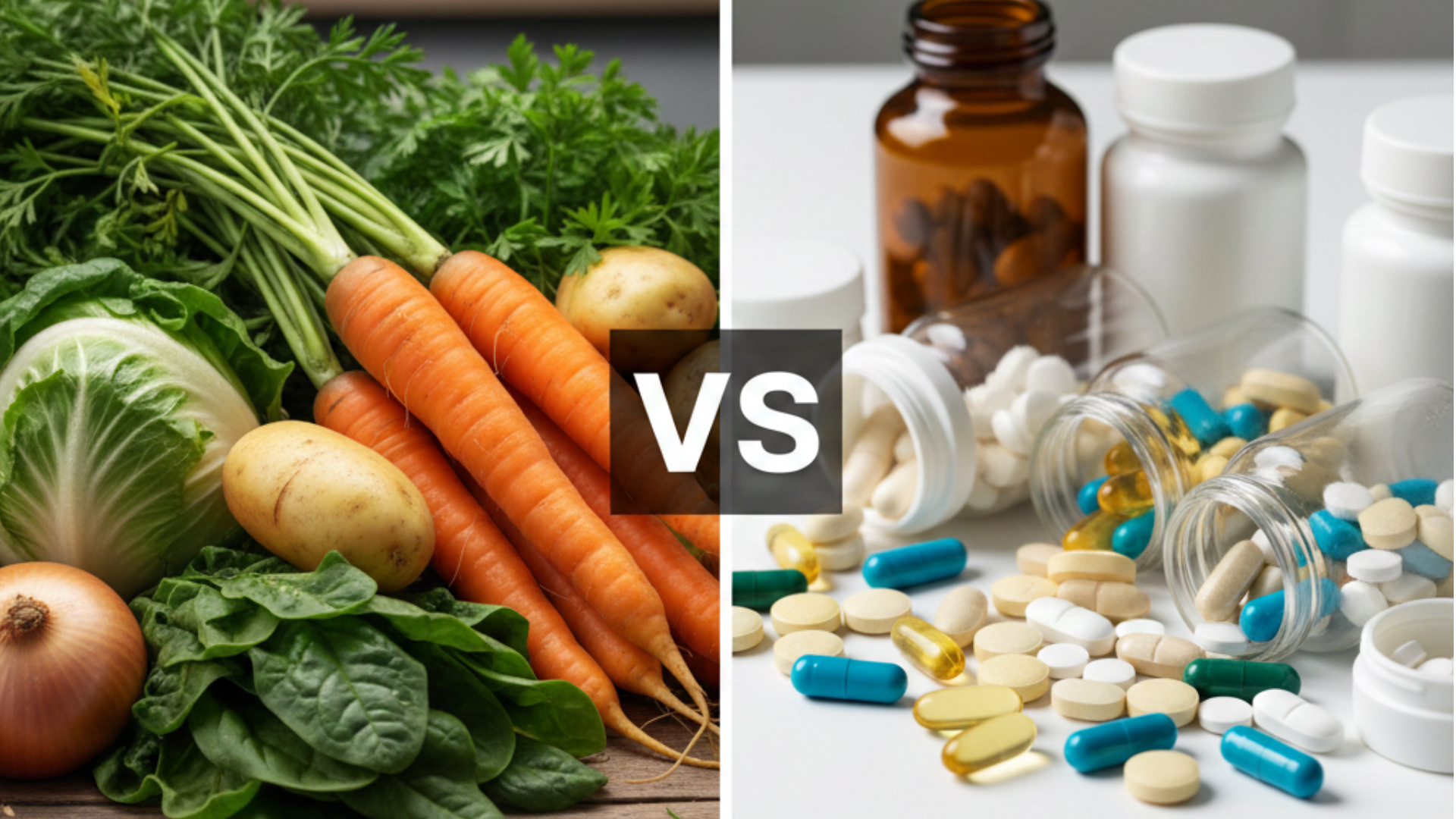 자연식품과 영양제의 다른 점