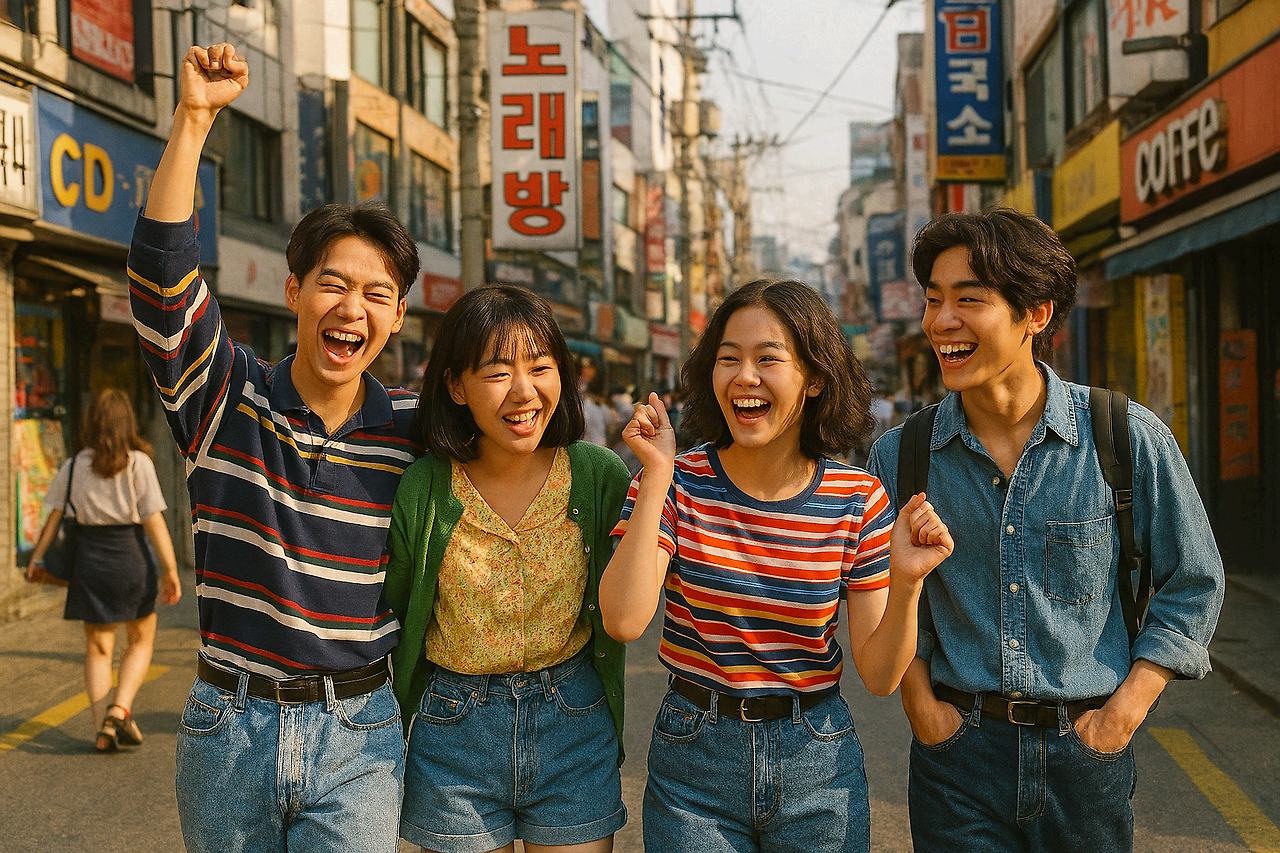 1990년대 서울 홍대 거리 풍경