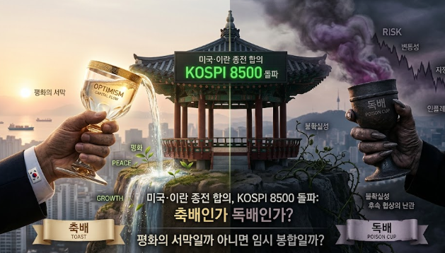 미국·이란 종전 합의, 코스피 8500 돌파는 축배인가 독배인가?